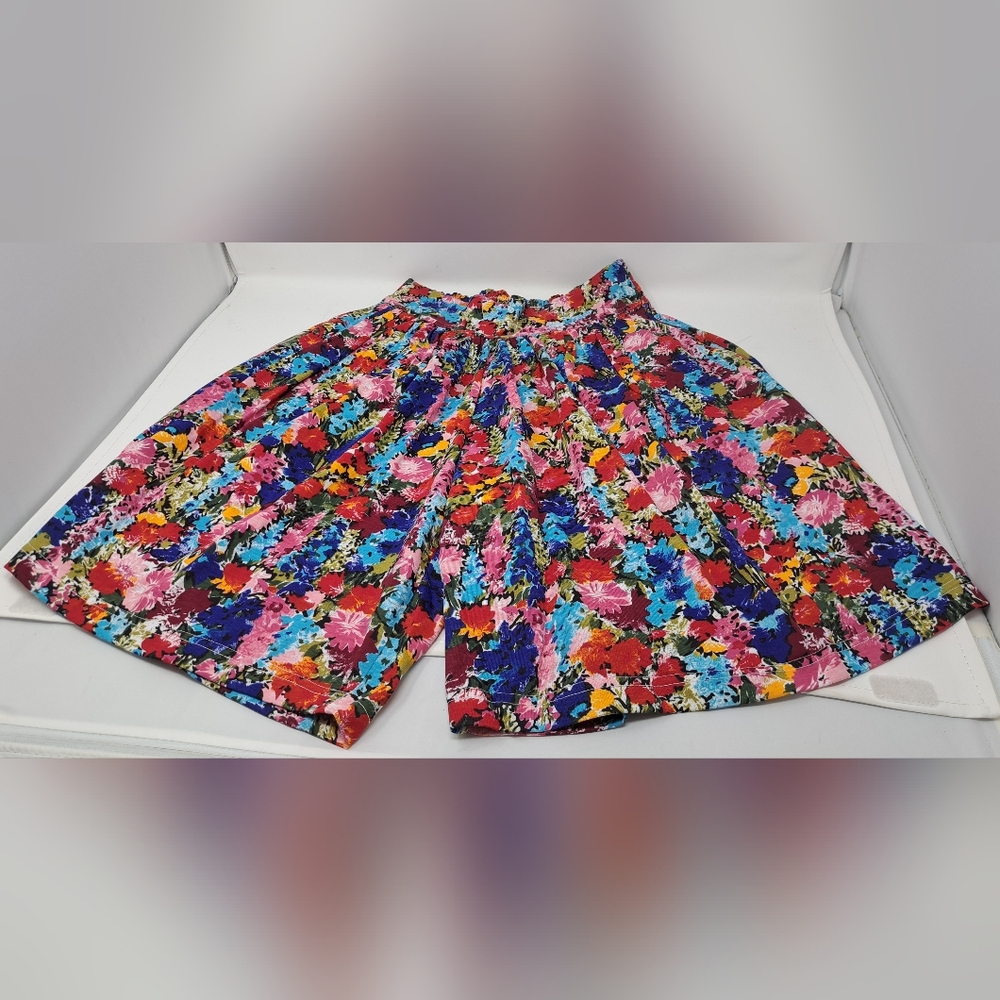 NWOT 90s Reitmans Easywear Women's Shorts Skirt Skorts Colorful Floral Large